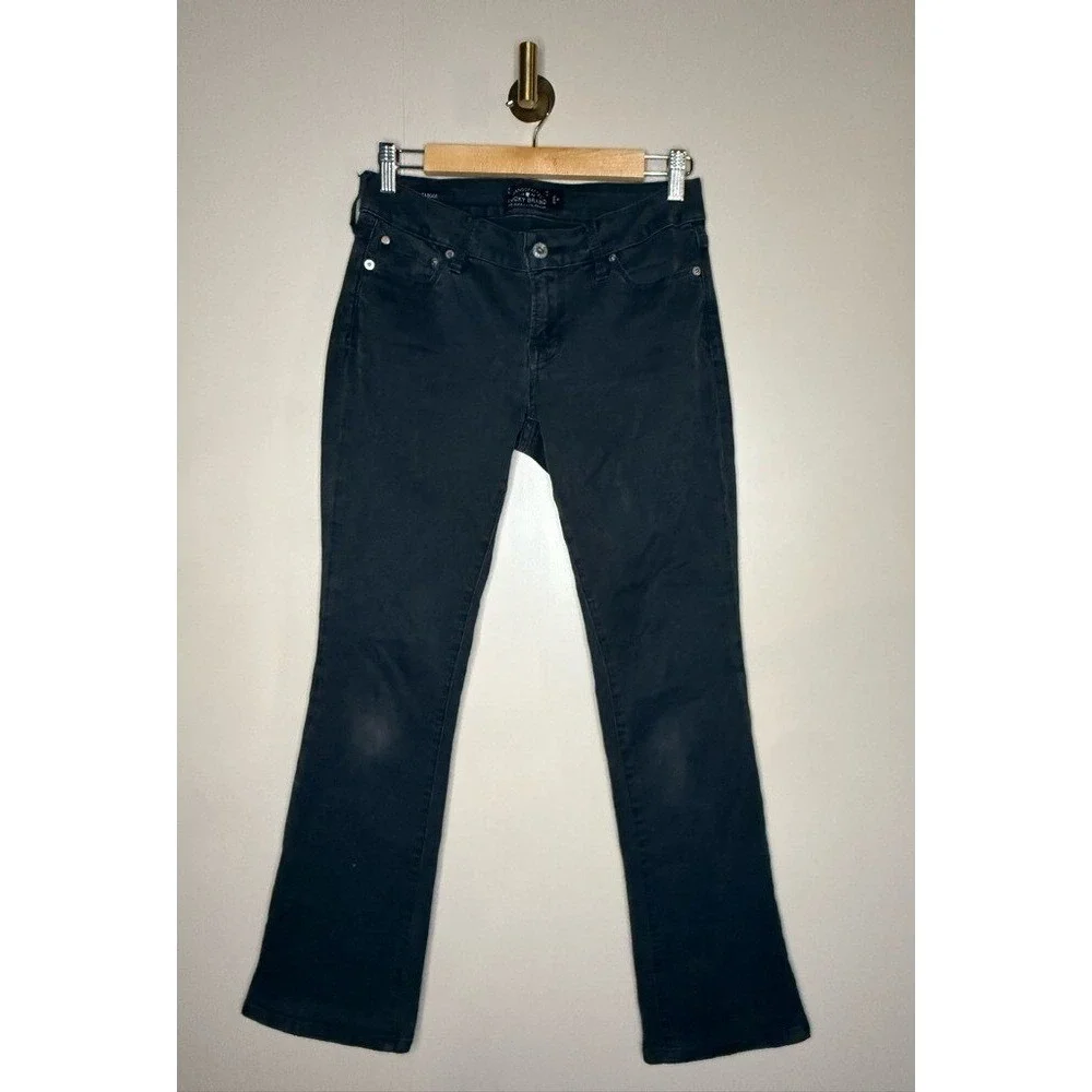 Lucky Brand Lolita Bootcut Jeans Black Low Rise Stretch Denim‎ Size 26